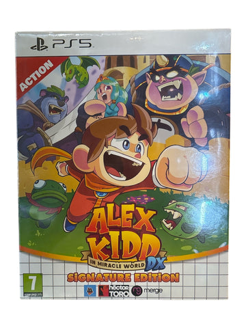 ALEX KIDD IN MIRACLE WORLD DX SIGNATURE EDITION PS5 NEW AND SEALED