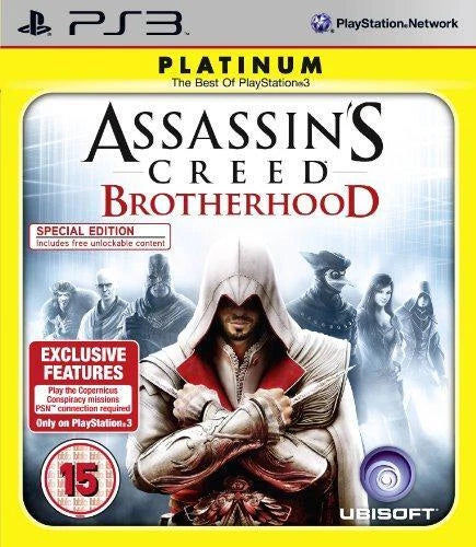 ASSASSIN'S CREED BROTHERHOOD PLATINUM EDITION NEW & SEALED PS3