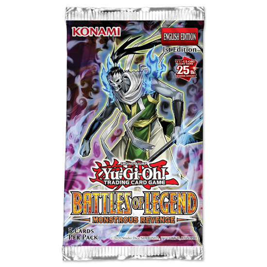 YUGIOH BATTLE OF LEGEND MONSTROUS REVENGE 1ST EDITION BOOSTER