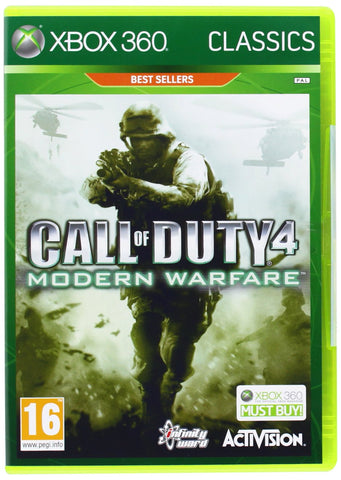 CALL OF DUTY 4: MODERN WARFARE CLASSICS XBOX 360