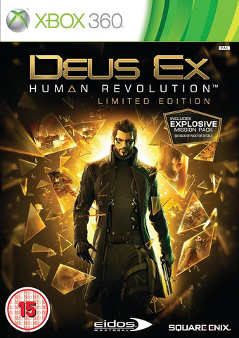 DEUS EX: HUMAN REVOLUTION LIMITED EDITION XBOX 360