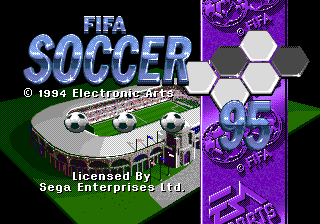 FIFA SOCCER 95 SEGA MEGA DRIVE