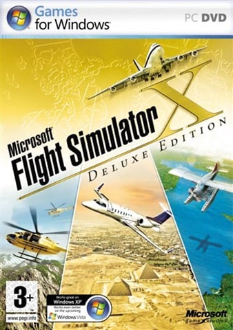 MICROSOFT FLIGHT SIMULATOR X DELUXE EDITION PC