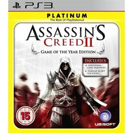 ASSASSIN'S CREED 2 GAME OF THE YEAR PLATINUM EDITION PS3