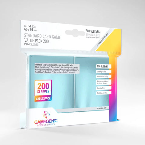 GAMEGENIC STANDARD CARD GAME VALUE PACK 200