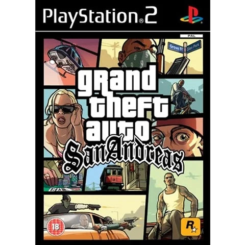GRAND THEFT AUTO SAN ANDREAS PS2