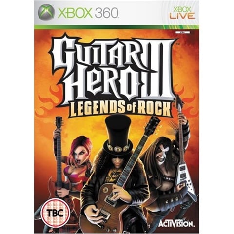 GUITAR HERO 3 LEGENDS OF ROCK XBOX 360