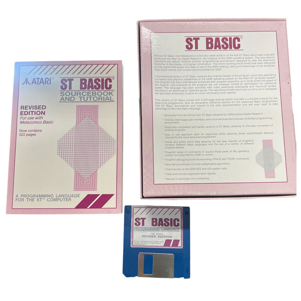 ST BASIC PROGRAMMING LANGUAGE ATARI ST