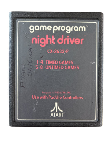 NIGHT DRIVER ATARI 2600