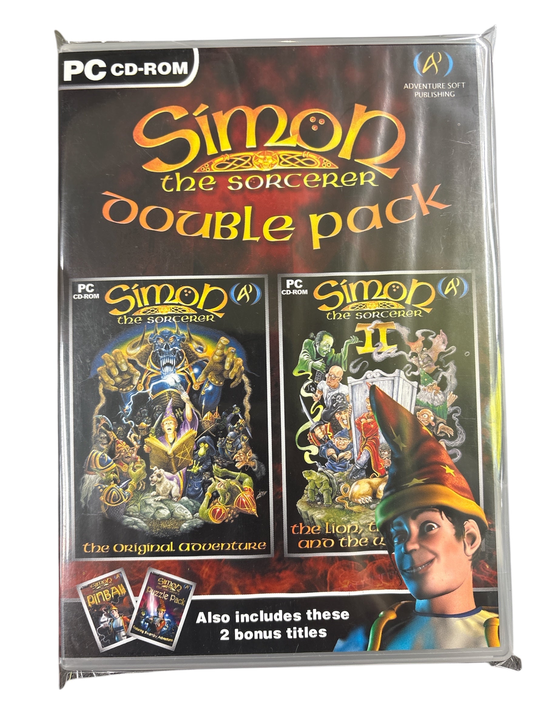 SIMON THE SORCERER DOUBLE PACK PC CD ROM | CRAZY THUMBS