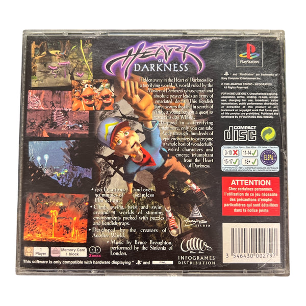 HEART OF DARKNESS PS1 (NM)