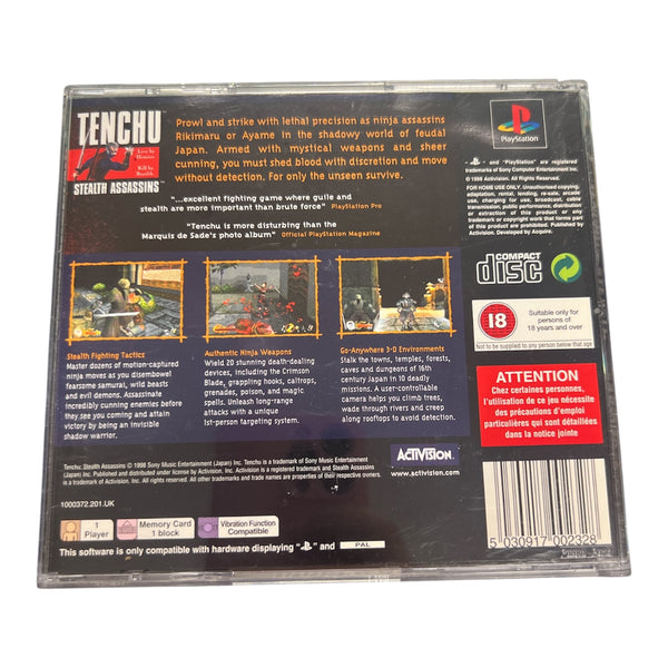 TENCHU: STEALTH ASSASSINS PS1 (NM)