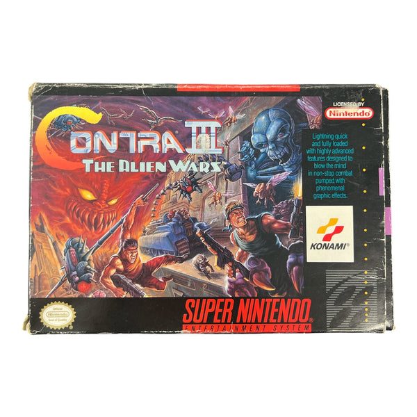 CONTRA 3: THE ALIEN WARS SNES NTSC-USA