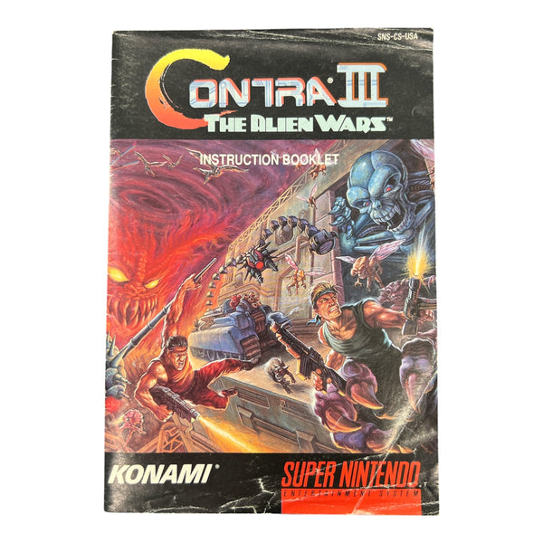 CONTRA 3: THE ALIEN WARS SNES NTSC-USA