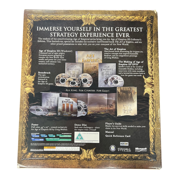 AGE OF EMPIRES 3 COLLECTORS EDITION PC