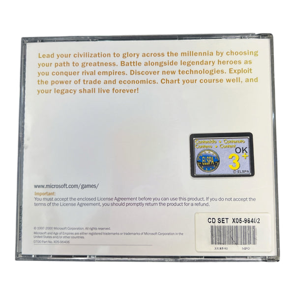 AGE OF EMPIRES COLLECTOR’S EDITION PC