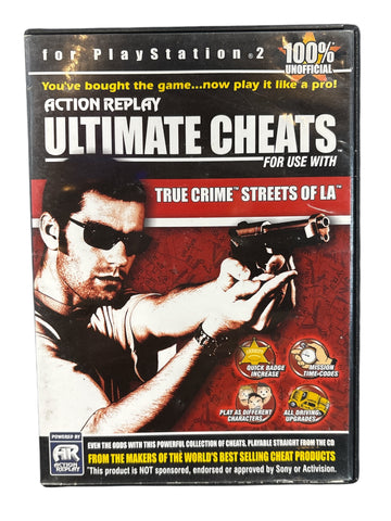 ACTION REPLAY ULTIMATE CHEATS FOR TRUE CRIME STREETS OF LA PS2