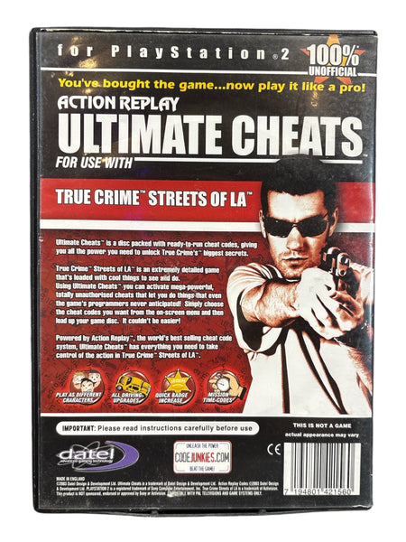 ACTION REPLAY ULTIMATE CHEATS FOR TRUE CRIME STREETS OF LA PS2