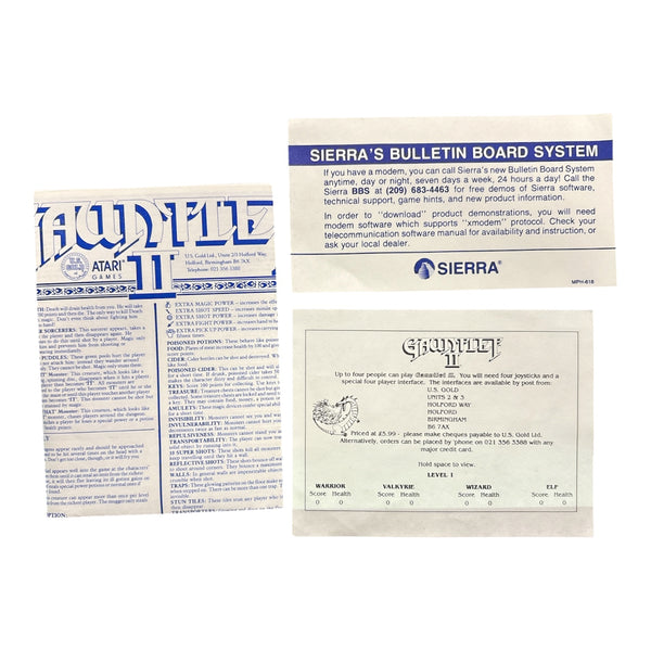 GAUNTLET II ATARI ST