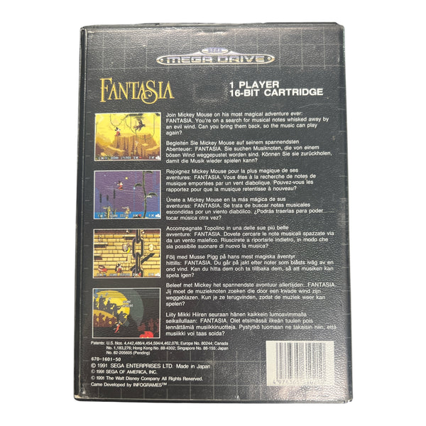 FANTASIA SEGA MEGA DRIVE