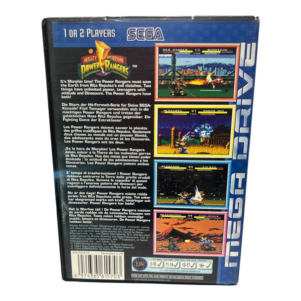 MIGHTY MORPHIN POWER RANGERS SEGA MEGA DRIVE (Copy)