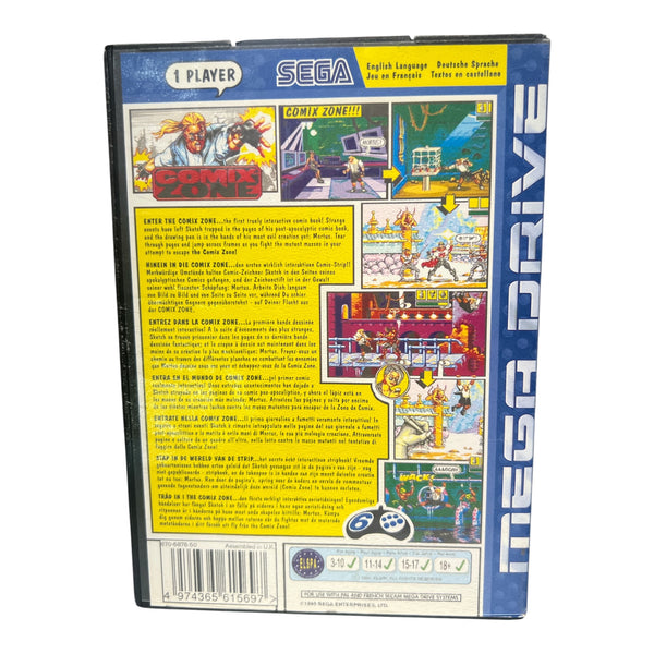 COMIX ZONE SEGA MEGA DRIVE