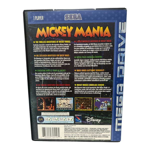 MICKEY MANIA SEGA MEGA DRIVE