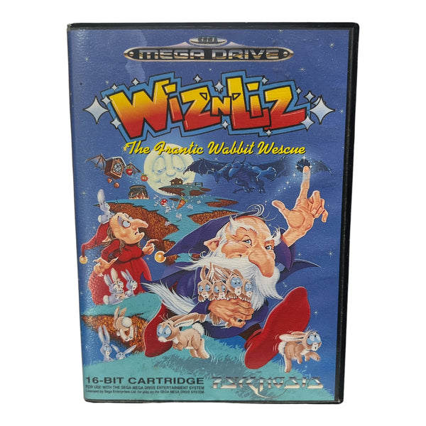 WIZ N LIZ: THE FRANTIC WABBIT WESCUE SEGA MEGA DRIVE