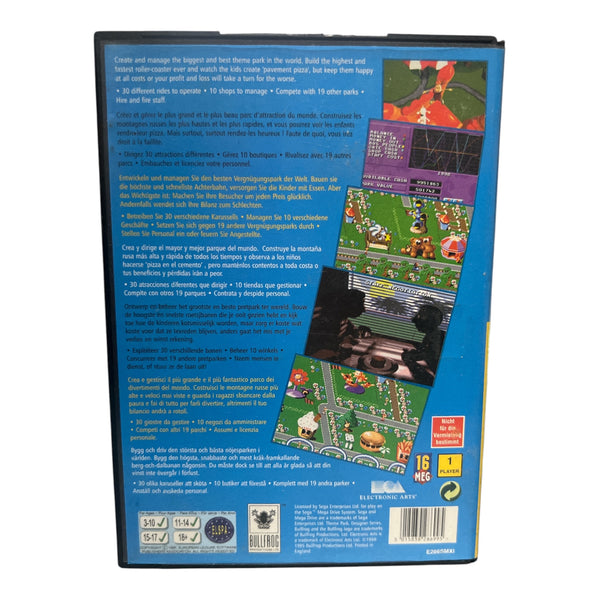 THEME PARK (NM) SEGA MEGA DRIVE