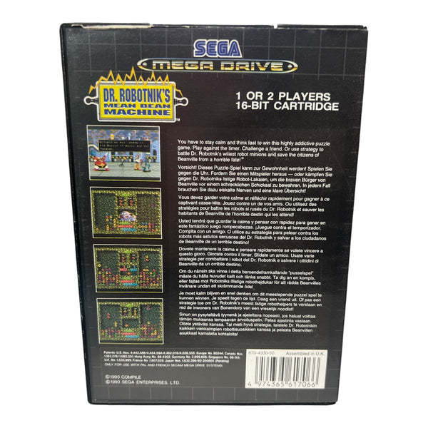 DR ROBOTNIK’S MEAN BEAN MACHINE (NM) SEGA MEGA DRIVE