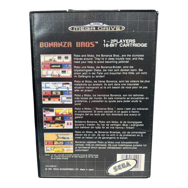BONANZA BROS SEGA MEGA DRIVE