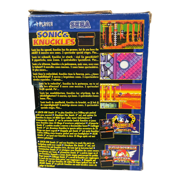 SONIC AND KNUCKLES (NM) SEGA MEGA DRIVE