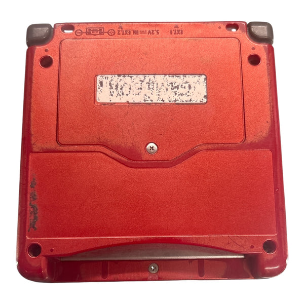 GAME BOY ADVANCE SP CONSOLE RED (UB)