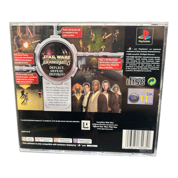 STAR WARS EPISODE 1: JEDI POWER BATTLES PS1