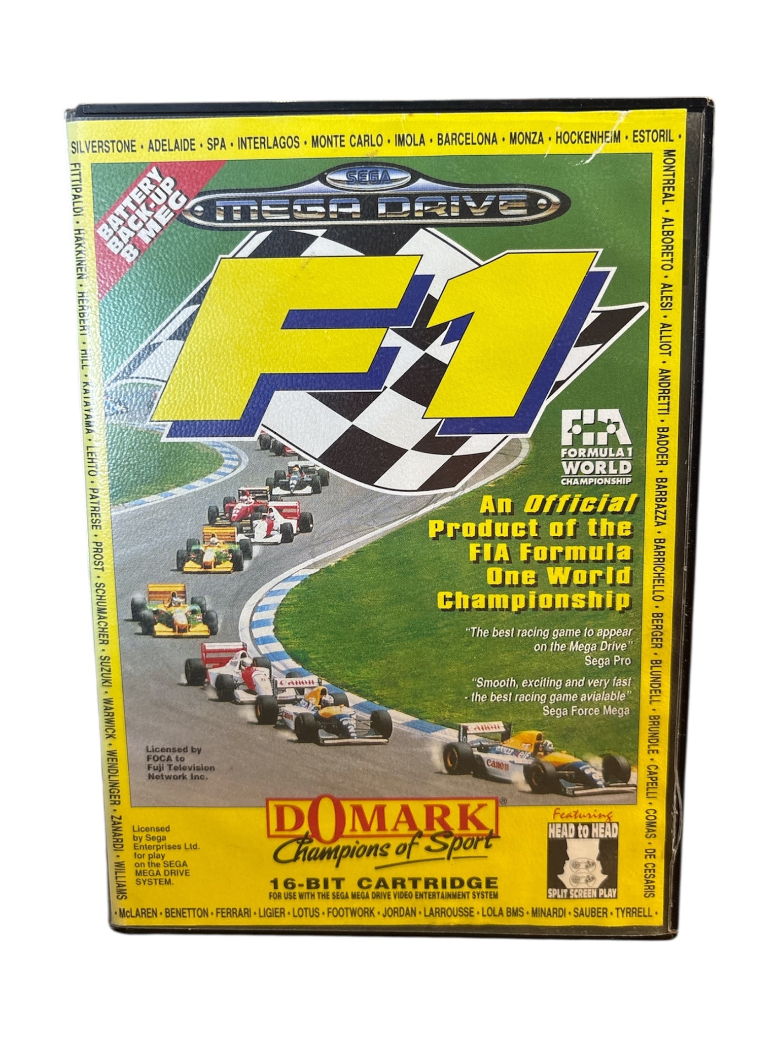 F1 SEGA MEGADRIVE