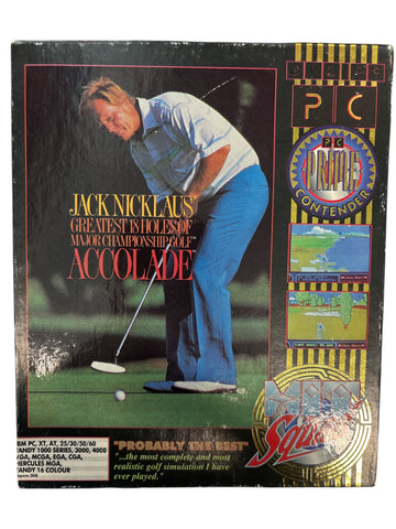 JACK NICKLAUS GREATEST 18 HOLES OF MAJOR CHAMPIONSHIP IBM PC