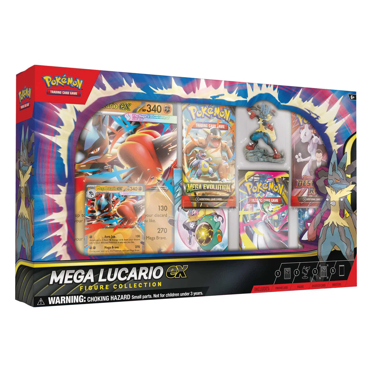 POKEMON MEGA LUCARIO EX FIGURE COLLECTION