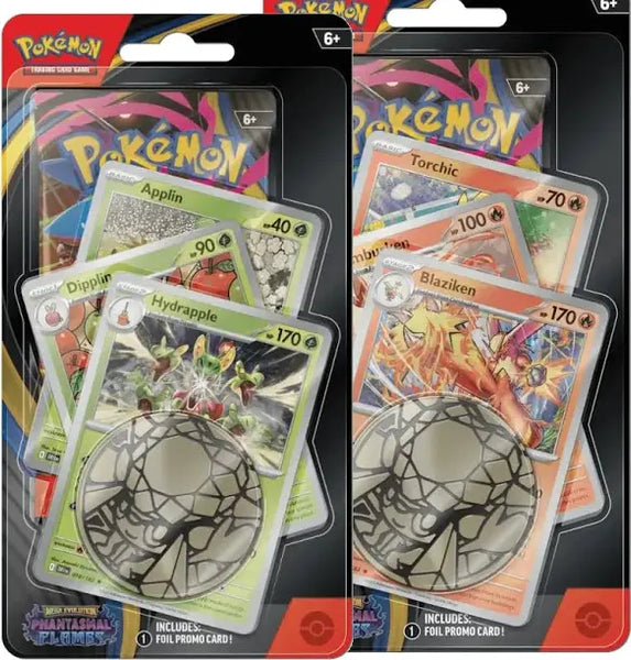 POKEMON MEGA EVOLUTION PHANTASMAL FLAMES PREMIUM CHECKLANE BLISTER PACK