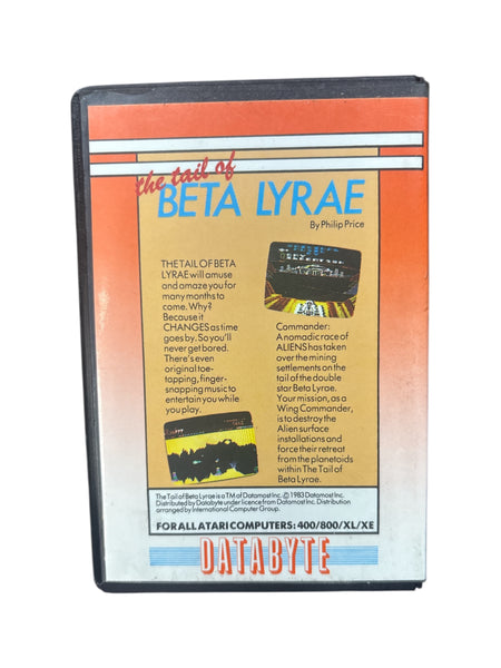 THE TAIL OF BETA LYRAE ATARI 400/800/XL/XE