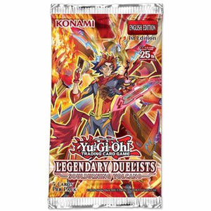 YUGIOH TCG: LEGENDARY DUELISTS SOULBURNING VOLCANO BOOSTER PACK 1ST EDITION