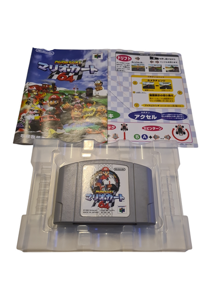 MARIO KART 64 WITH CONTROLLER N64 NTSC JAPANESE