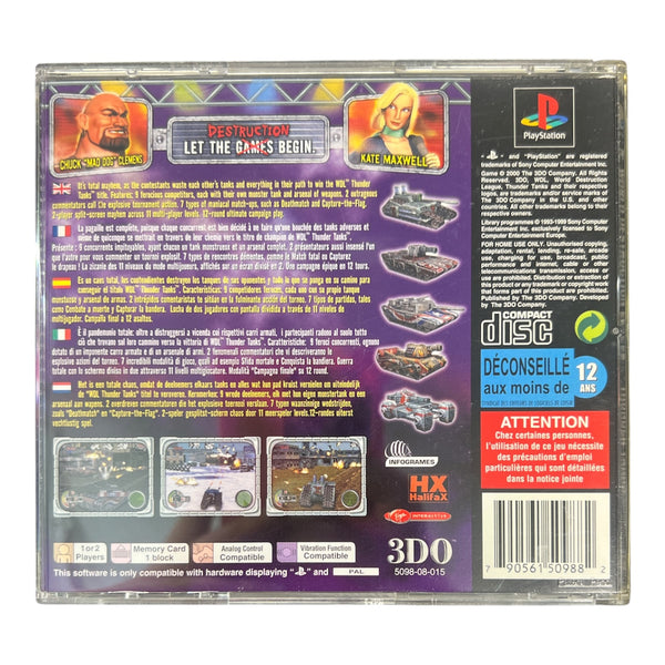 WDL: THUNDER TANKS PS1