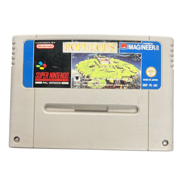 POPULOUS SNES UNBOXED