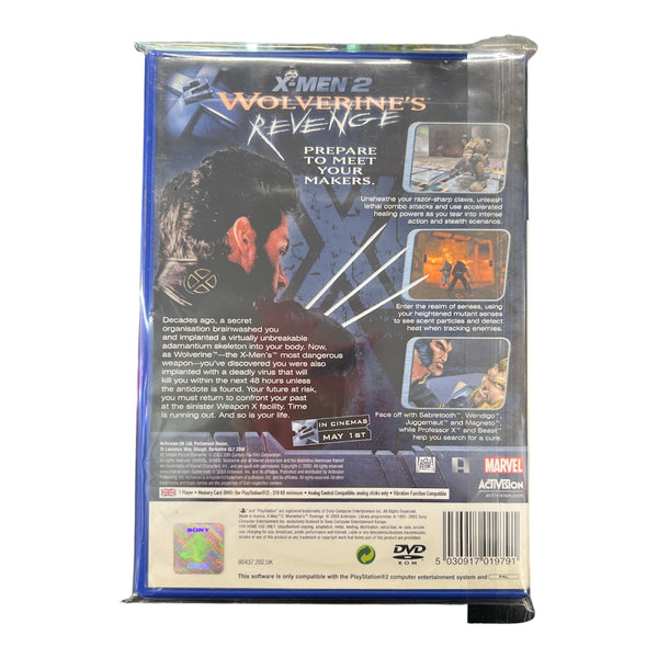 X-MEN 2: WOLVERINE'S REVENGE PS2