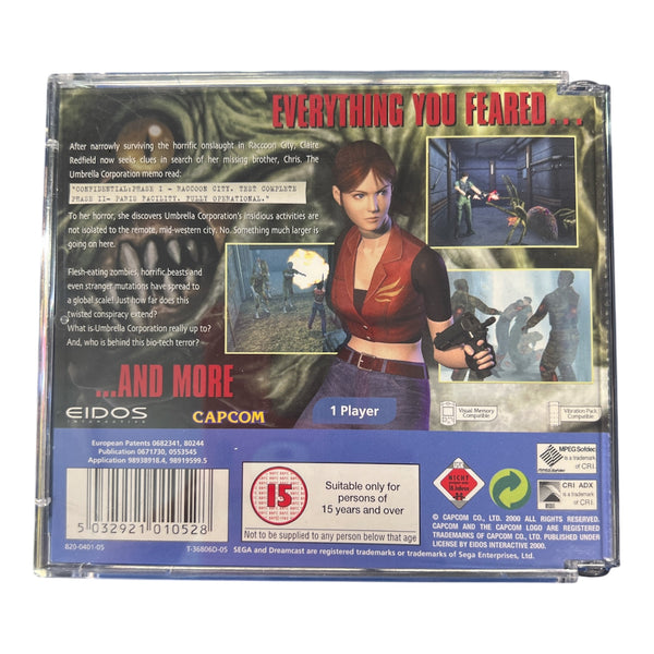 RESIDENT EVIL CODE: VERONICA DREAMCAST