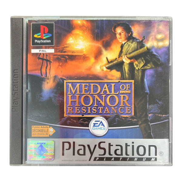 MEDAL OF HONOR RESISTANCE PS1 FRENCH VERSION