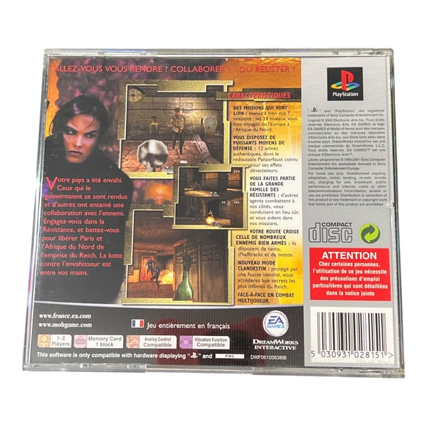 MEDAL OF HONOR RESISTANCE PS1 FRENCH VERSION