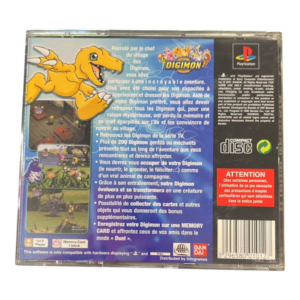 DIGIMON WORLD PS1 FRENCH VERSION