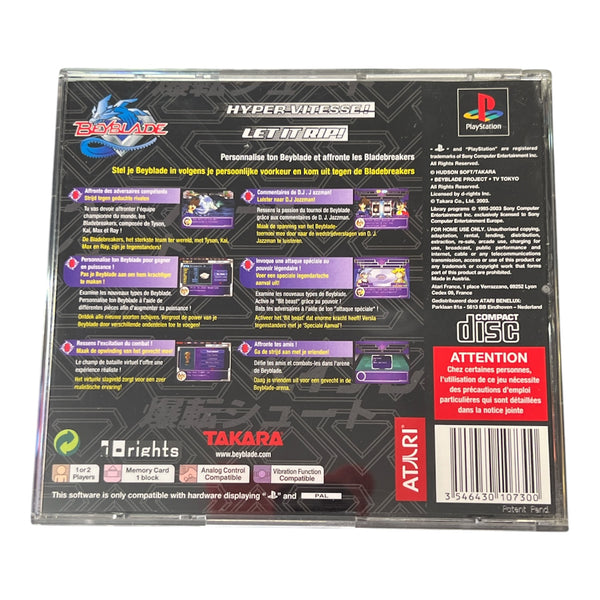 BEYBLADE PS1 FRENCH COVER
