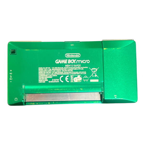NINTENDO GAME BOY MICRO CONSOLE GREEN